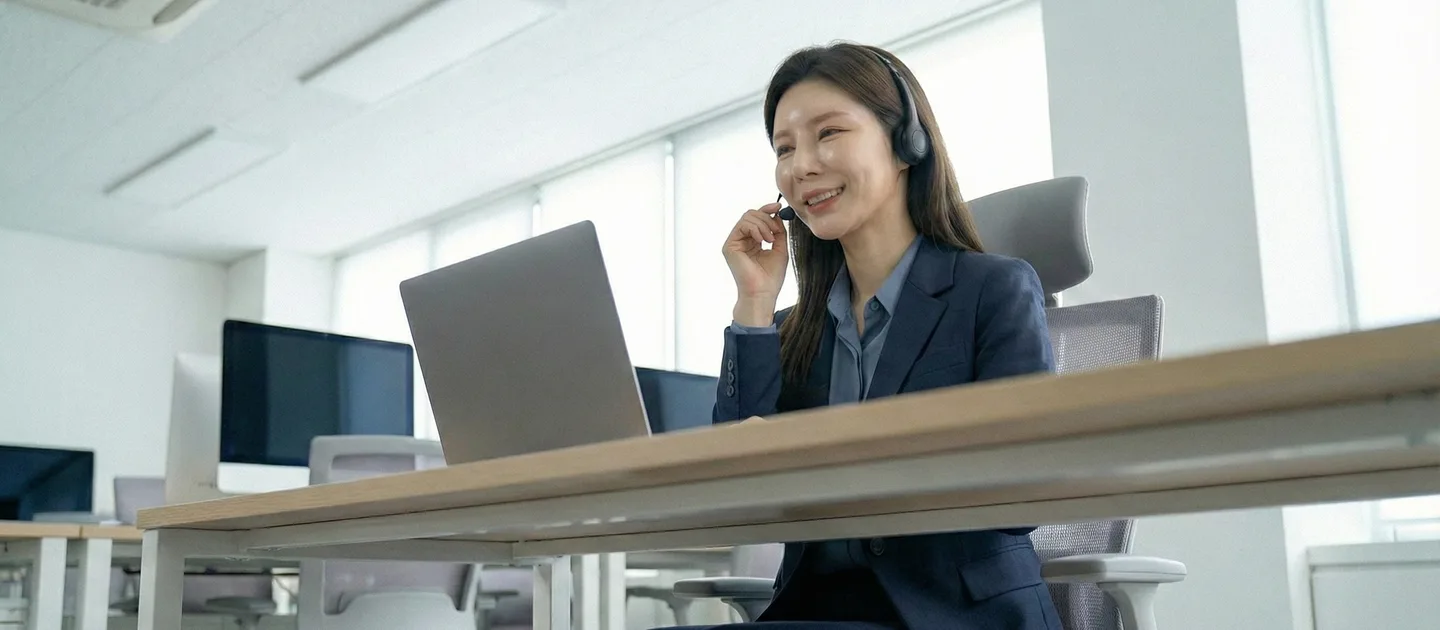 카드깡수수료 상담 진행 모습을 담은 참고 사진
